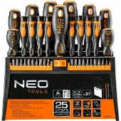 Neo Tools Set voor het verwijderen van kogellagers, model 04-210, gemaakt van gereedschapsstaal, geschikt voor presentatie in een toonbankdisplay