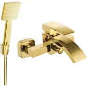 Mexen Libra R45 badkraan met doucheset, goud - 74513R45-50