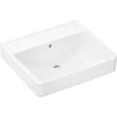 Hansgrohe wastafel Xanuia Q, 550x480 mm, zonder kraangat met overloop, SMC wit, 61146450