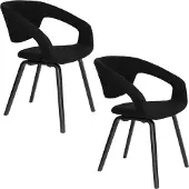 Zuiver eetkamerstoel Flexback (set van 2)