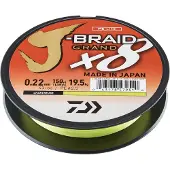 Daiwa J-Braid Grand X8 | 300m 0.13mm / 8.5kg Chartreuse