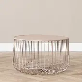 Livin24 Salontafel Senna metaal taupe