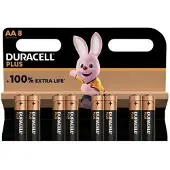Duracell AA-batterijen Alkaline Plus Pack 8