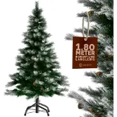 Casaria Kunstkerstboom met Sneeuw 180cm