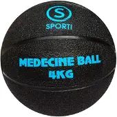 Sporti France 4kg Inflatable Medicine Ball Zwart 4 kg