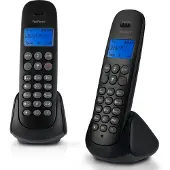 Alecto Profoon PDX-320 DECT telefoon - 2 handposten - Telefoonboek met ruimte voor 50 nummers - Zwart