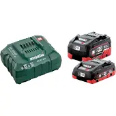 Metabo Accu Set 2xLiHD 4Ah + ASC55 (685160000)