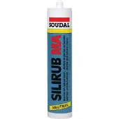 Soudal Silirub MA 310ml marmergrijs