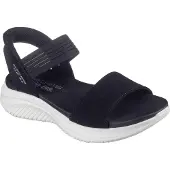 SKECHERS Dames Slip-ins Ultra Flex 3.0 Summerville Zwarte sandalen (37), 3 tot 5 cm, Geen, Casual 119804