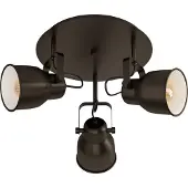 Eglo Plafondspot MITCHLEY Plafondlamp vintage, industrial, retro, keukenlamp, E27, Ø 50 cm (1 stuk)
