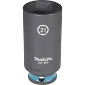 Makita Krachtdop IMPBL 3/8 21mm lang - E-16380