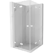 Mexen Lunar-F Duo vouwbare douchecabine 70 x 70 , transparant, wit - 836-070L-070P-20-00