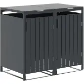 Garden Impressions Binport containerberging 136x80x118 cm - donker grijs