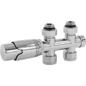 LuxeBath Thermostaat Met Aansluitset Vloerverbinding Chroom