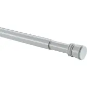 Acaza Douche Gordijnstang, verlengbaar van 140 tot 260 cm, wit