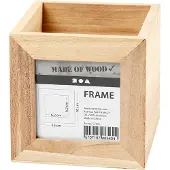Creativ Company Houten pennenbakje met fotolijstje