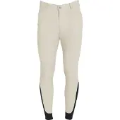Equestro Heren Slim Fit Zomer Rijbroek Knie Grip One size