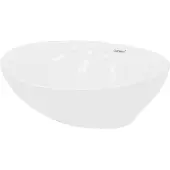 LuxeBath Wastafel keramiek wit 410 x 330 x 140 mm