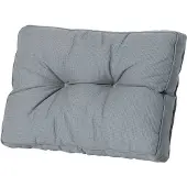 Madison Loungekussen Madison Florance Rib Grey (60 x 40 cm)