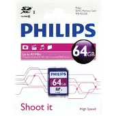 Philips SDXC geheugenkaart / class 10 / UHS-I / V10 - 64GB