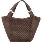 Greenland Nature Femi & Nine Leren Schoudertas 38 cm bruin