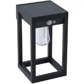 LINDBY Buitenverlichting , Enea, dimbare, Zwart, Balkon, Kunststof, Modern