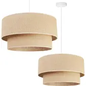 Light11 HOME Hanglamp, plafondlamp, lampenkap 45 cm, jute