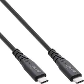 InLine USB-C kabel | USB4 (40Gb/s) | PD 240W | 8K 60Hz | zwart | 1 meter