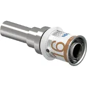 Uponor overgang Ø16x15mm buis - messing - 1070615