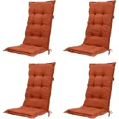 Madison tuinkussen lage rug basic terra 105x50cm 4 stuks