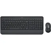 Logitech Signature MK650 Combo voor zakelijk gebruik - Toetsenbord- en muisset - draadloos - Bluetooth LE - QWERTY - Tsjechisch/Slowaaks - Grafiet