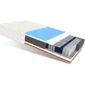 FDM GINASO Matras 140x200 cm - Hoogte 22 cm H3 en H4 - Pocketvering Matrassen - Dubbelzijdig - 7 zones - Antiallergisch