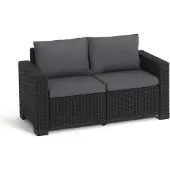 Allibert loungebank California wicker 141 cm