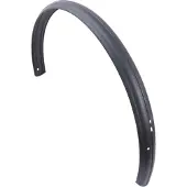 Merkloos Achterspatbord 28 inch tour mat zwart - ZWART