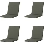 Madison stapelstoelkussen manchester green ca. 97x49 cm set van 4