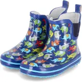 Beck Regenlaarzen 'Elephants' navy / turquoise / gemengde kleuren / zwart