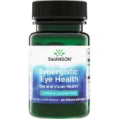 Swanson Health - Synergetische Ooggezondheid Luteïne &amp; Zeaxanthine - 60 Zachte Capsules