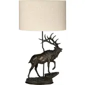 Elstead Lighting LED Tafellamp Angus | 1X E27 Max 40W | Bronze Patina