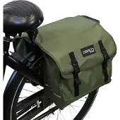Dresco Dubbele Fietstas Basic Groen 30 Liter