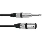 Omnitronic 3022519D XLR-adapterkabel [1x XLR-connector, 3-polig]