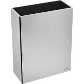 Delabie afvalcontainer, wandmontage, 38 liter, roestvast staal (1.4301), zilverkleurig (artikelnummer: ex-0010890000)