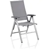 Kettler Cirrus Silver-Line multifunctionele stoel van aluminium/outdoorstof
