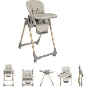 Kikkaboo Olive Highchair Beige Kinderen