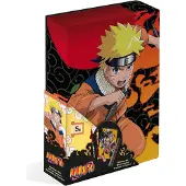 Joy toy Shippuden Schrijfwaren Set – 5-delig – Pen, Potlood, Liniaal, Gum & Notitieboekje – Inclusief Opbergdoos