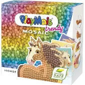 PlayMais TRENDY MOZAÏEKPAARD, met meer dan 3000 onderdelen, inclusief accessoires