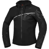 IXS Rapid-STX 1.0 Waterdichte Zwart Textiele Motorjas Maat XL