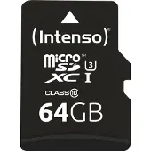 Intenso 3433490 microSDXC 64GB Class 10 UHS-I Professional