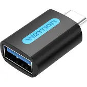 Vention CDUB0, USB-C, USB-A, zwart