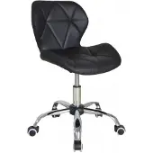Vdd Bureau stoel, modern design - chefstoel - in hoogte verstelbaar - zwart