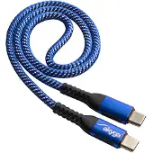Akyga AK-USB-36 USB-kabel USB-C stekker, USB-C stekker 0.50 m Blauw